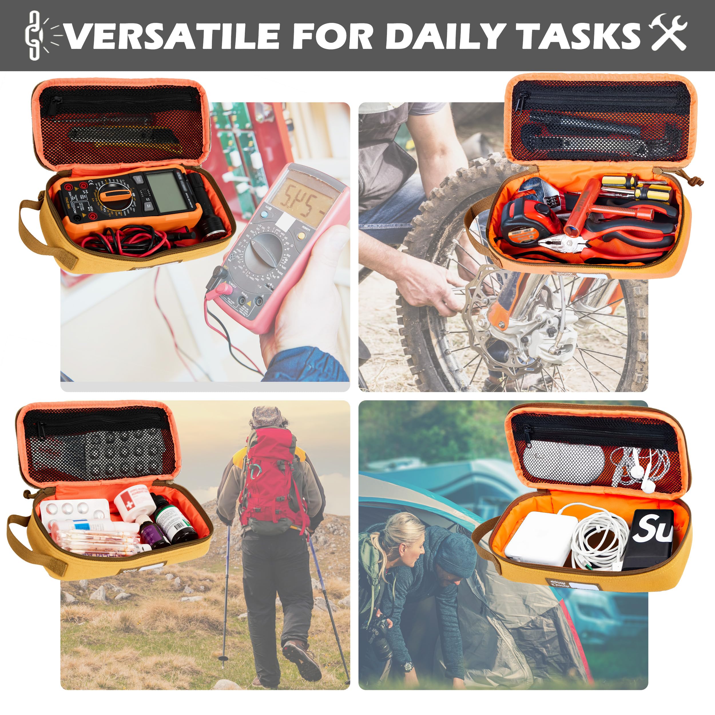 RGH Rough Enough compact organizer ideal for motorcycle maintenance.