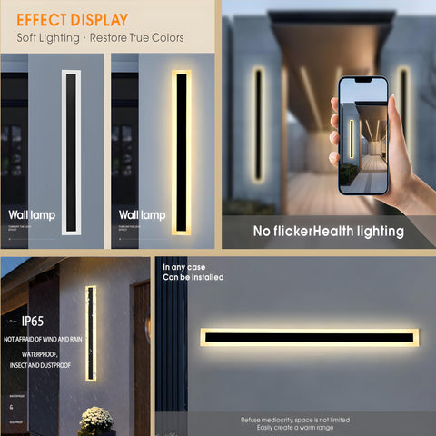 RGZZUP wall light installed easily, wired for secure mounting