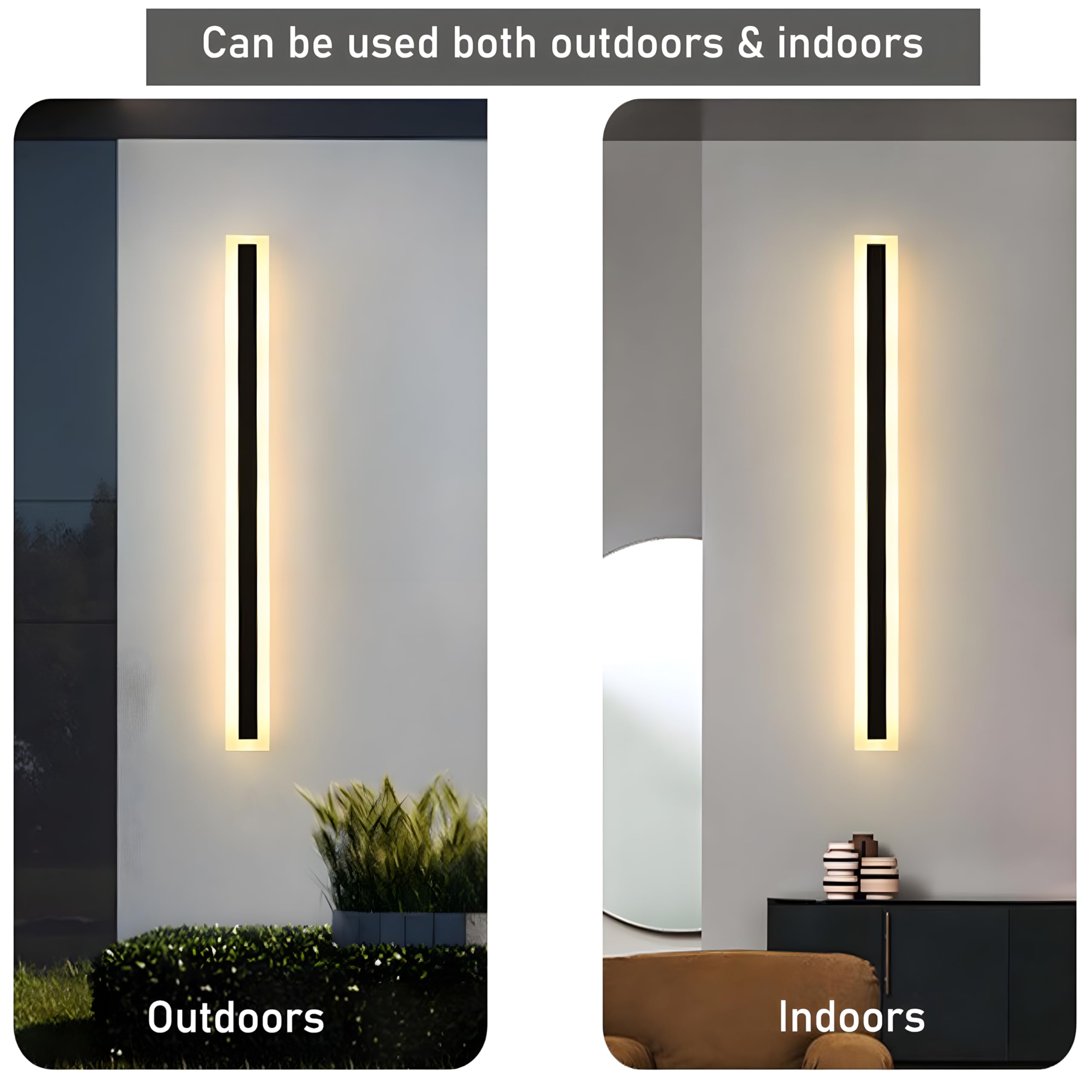 RGZZUP warm white 3000K diffusion creating a cozy exterior ambiance