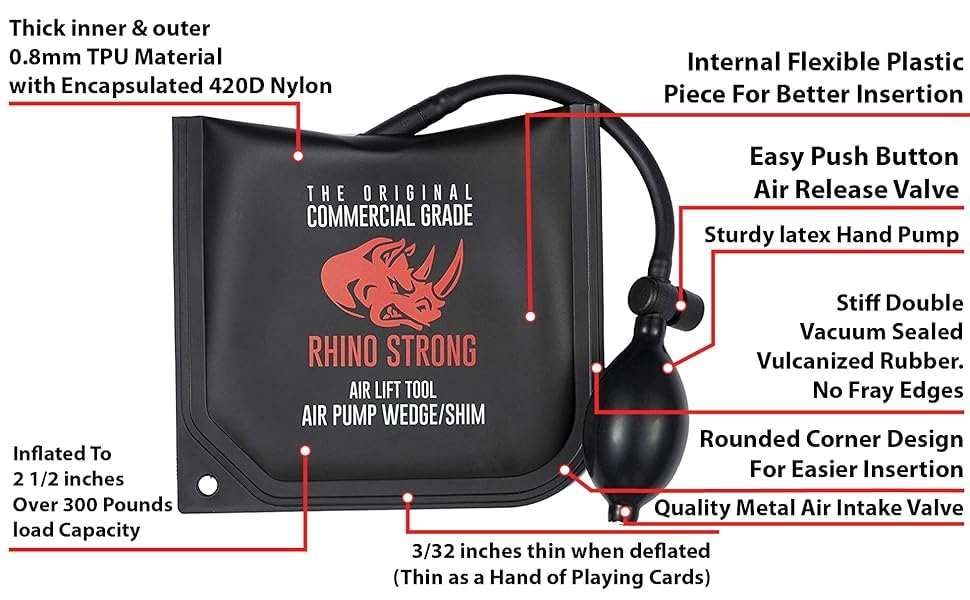Non-marking shim design protects surfaces during installations.