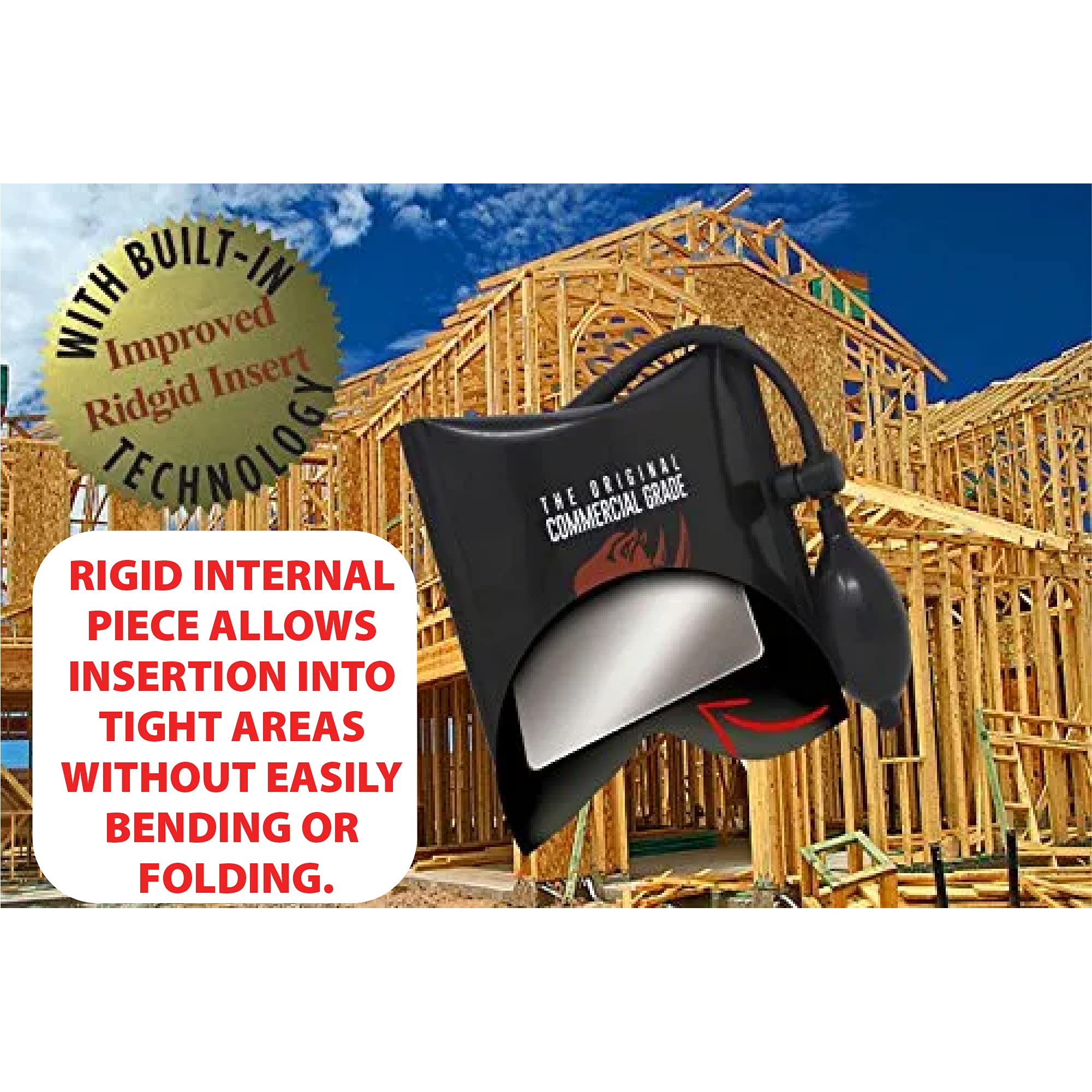 Ideal for HVAC, plumbing, doors, and cabinetry installations with Rhino Strong.