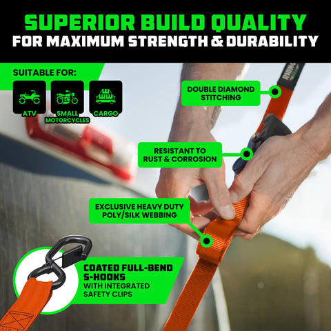 Rhino USA coated full bend S-hook durability and corrosion resistance.