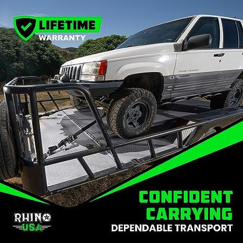 Rhino USA heavy-duty oval hooks protect finishes while securing gear
