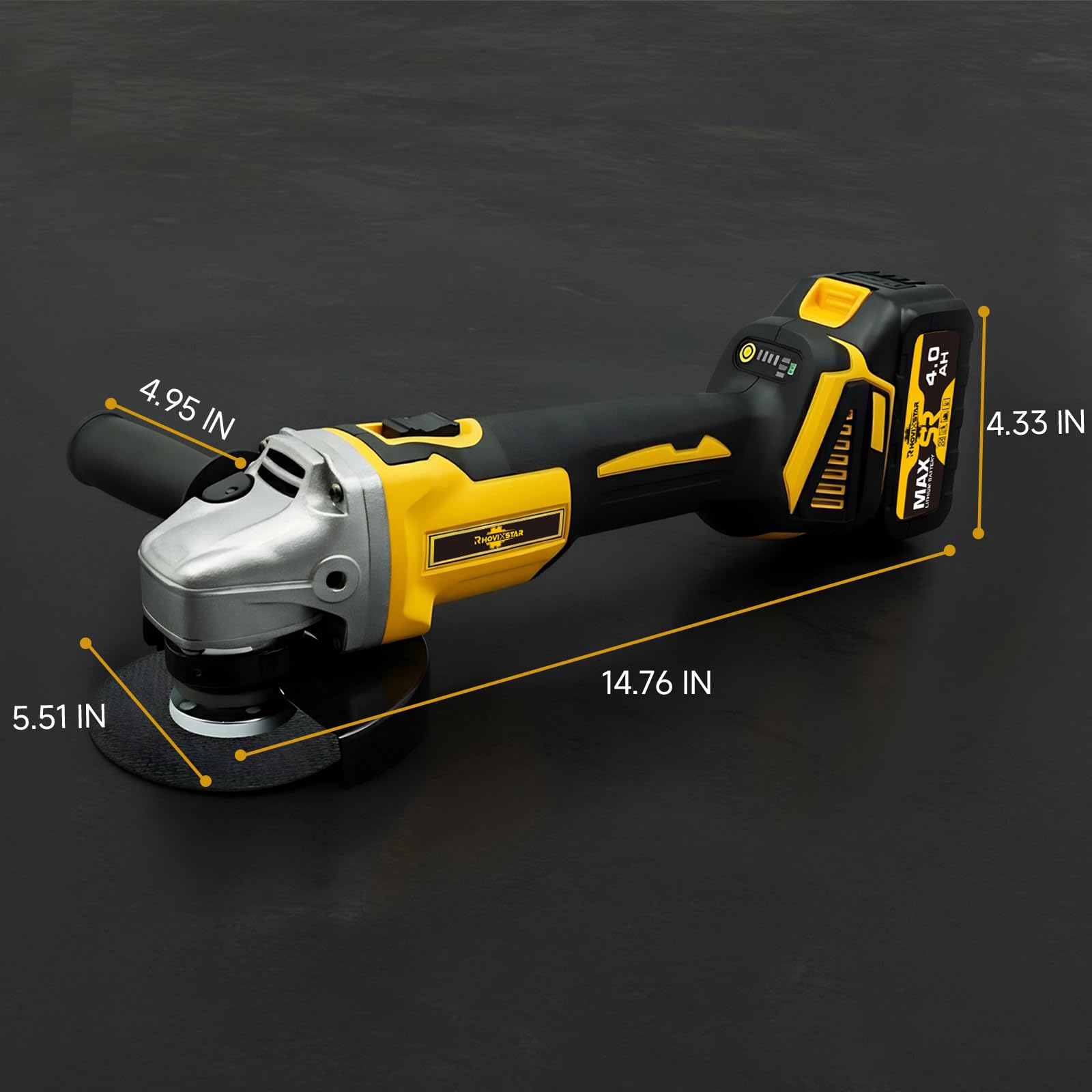 RhovixStar compact design in hand for precise control