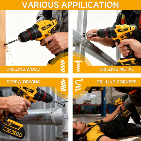 RhovixStar bits assortment for versatile drilling and driving tasks