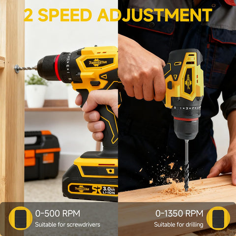 RhovixStar drill in a tight space demonstrates compact design