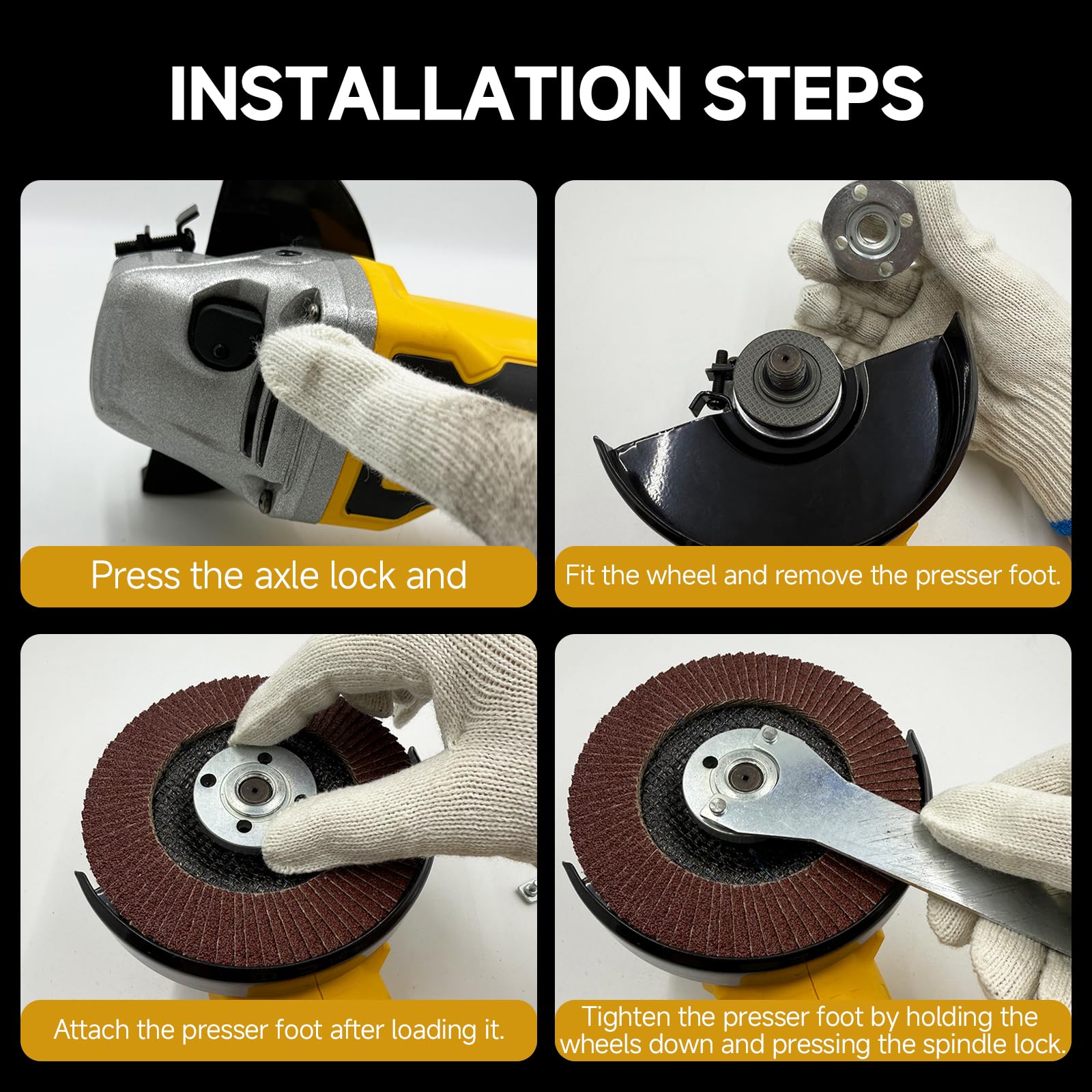RhovixStar cutting disc in action on metal surface