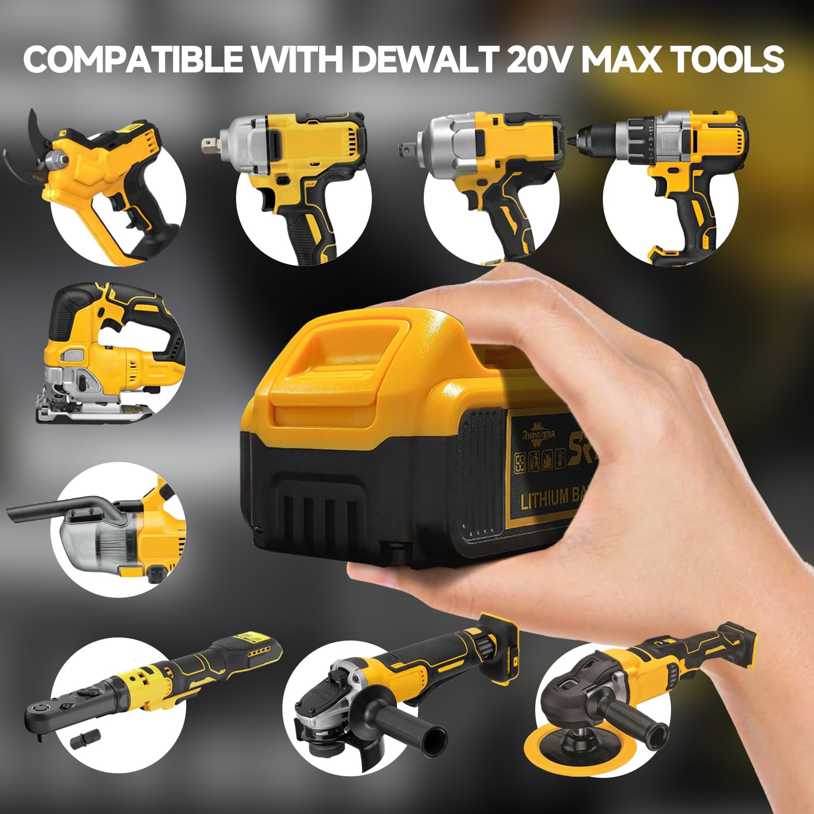 RhovixStar on-site setup with Dewalt tools supports efficient workflow.