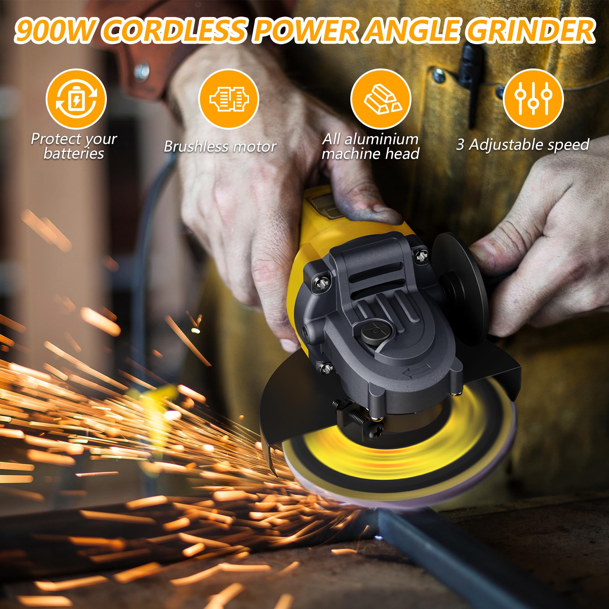 RhythNest ergonomic handle supports comfortable, balanced grip