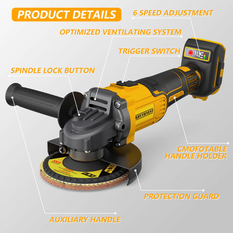 RhythNest grinding disc removes rust and burrs efficiently