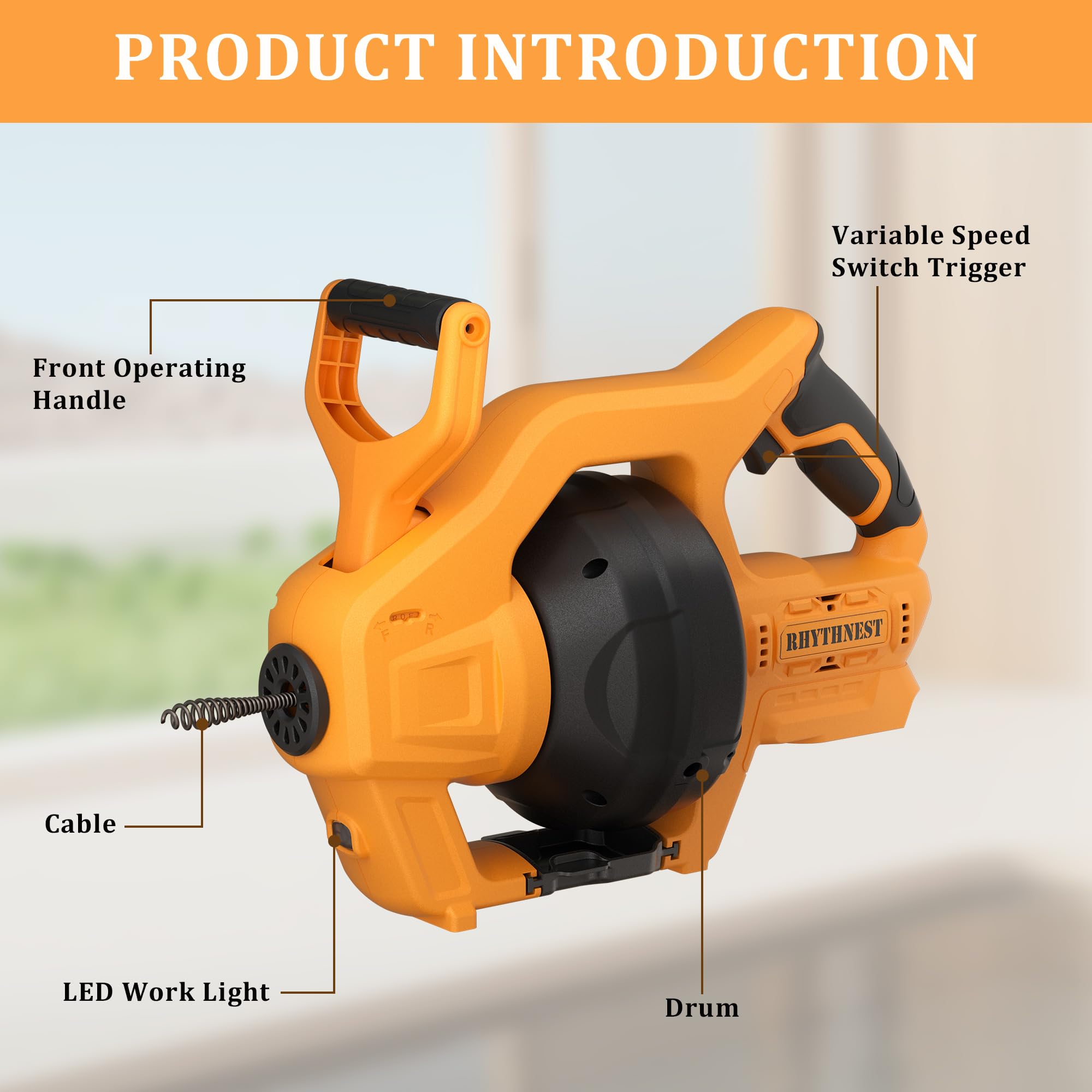 RhythNest ergonomic grip reduces fatigue during use