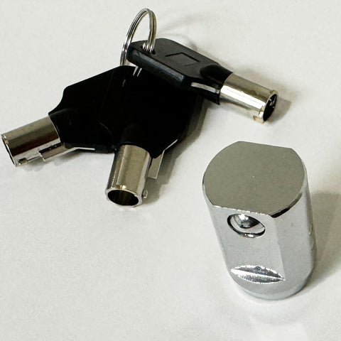 RI-KEY SECURITY integrated latch design enhances tamper resistance and security.