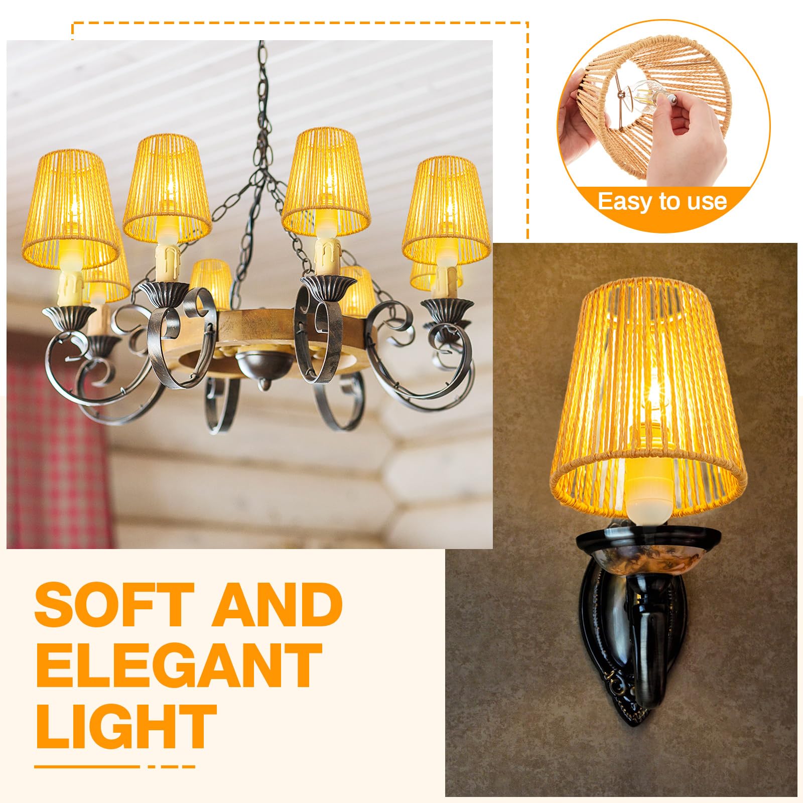 Riakrum iron-frame shade provides durable support for daily use.