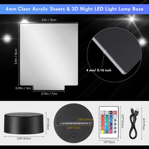 Riakrum clear acrylic plates 4mm ideal for engraving and illumination.