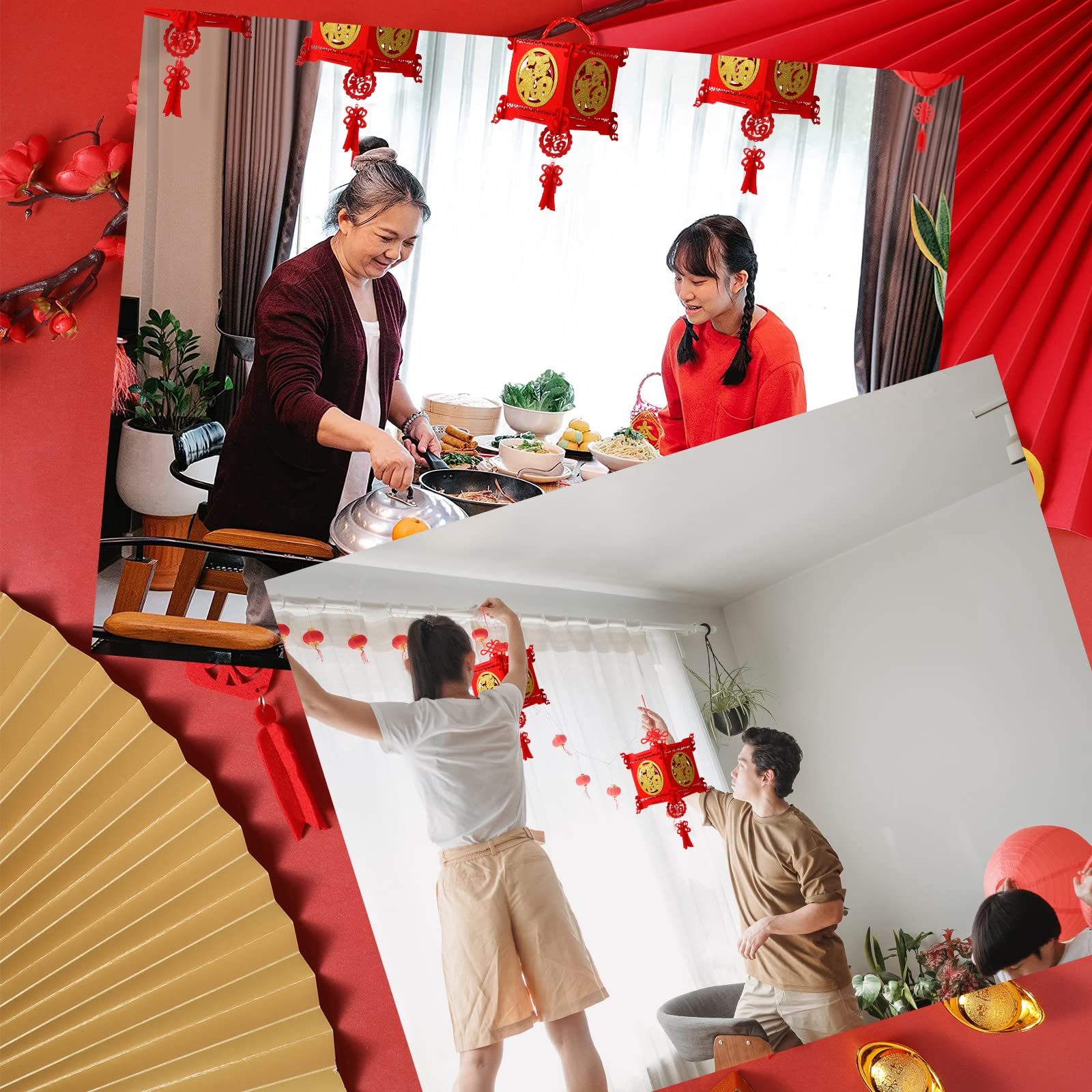 Riakrum Lunar New Year decor elevates seasonal ambiance.