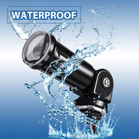 Riakrum rotary-adjustable sensor directs light precisely where needed.