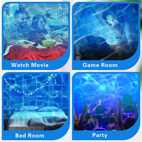 Riakrum blue ambiance perfect for weddings or parties.