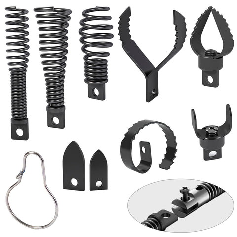 Richcat drain snake drill attachment funnel cutter in action clears stubborn kitchen clogs