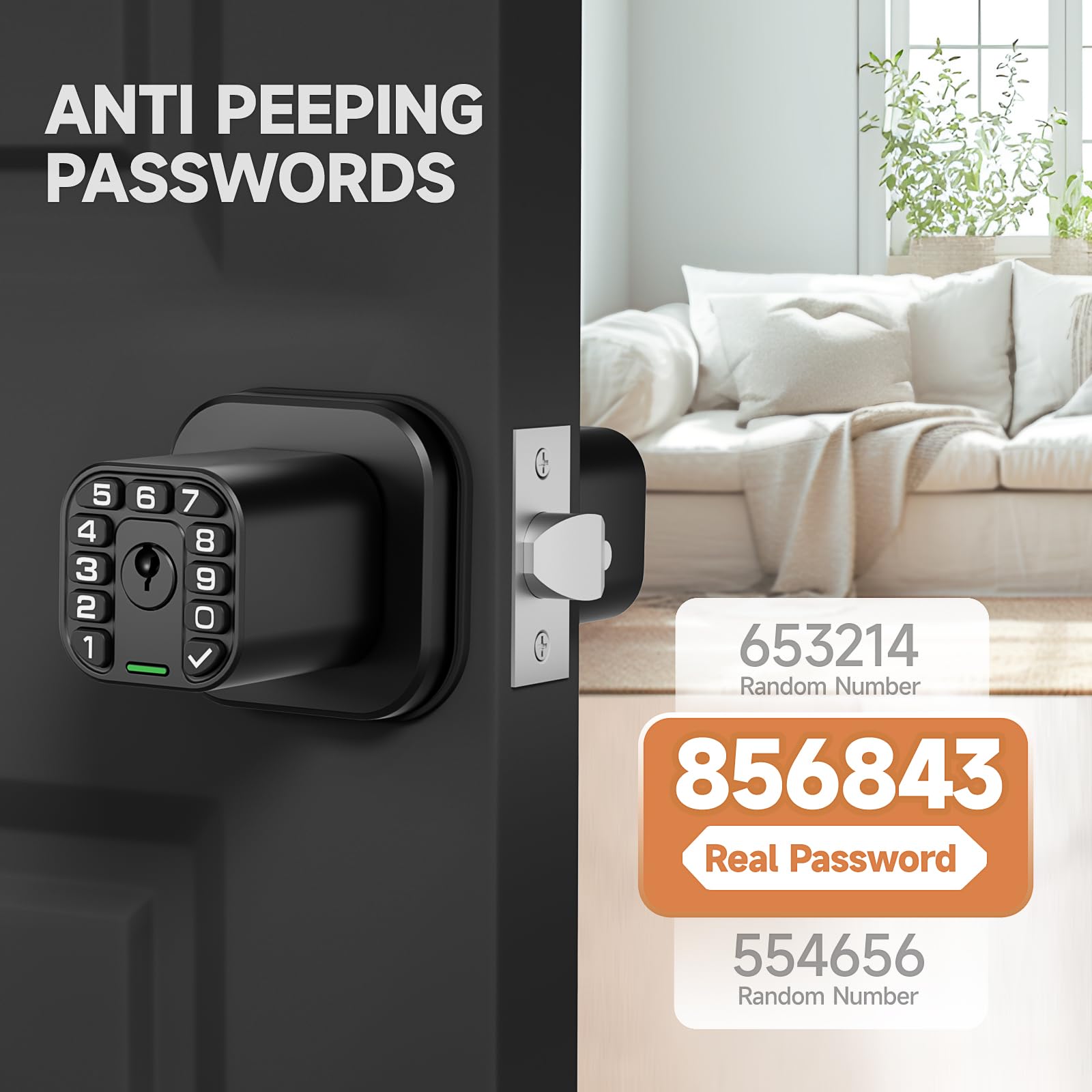All-weather protection with waterproof coating for indoor and outdoor use.