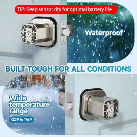 Richelock weatherproof lock is built for indoor and outdoor use in any weather.