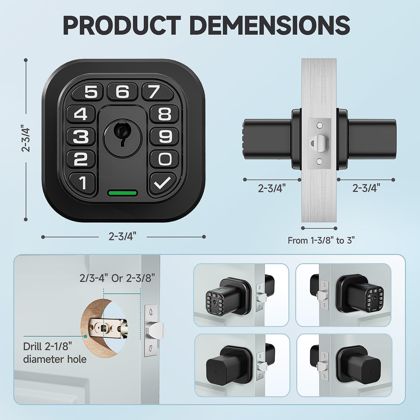Richelock weatherproof smart lock ready for indoor or outdoor use