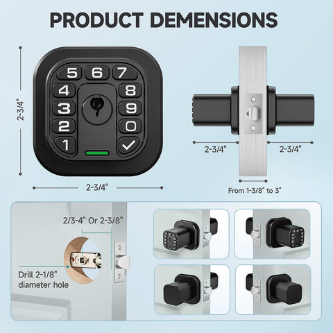 Richelock weatherproof smart lock ready for indoor or outdoor use