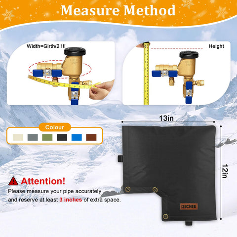 RICHIE 5°F freeze protection highlight for sprinkler valve installations