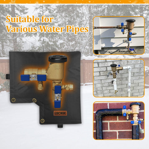 RICHIE UV-weatherproof fabric protects valves year-round from sun and moisture
