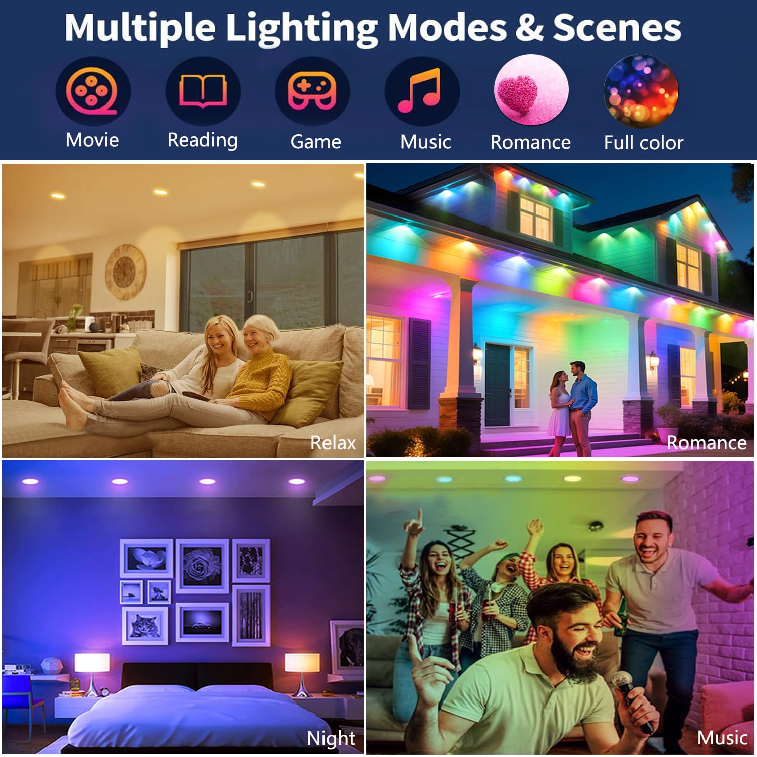 Music sync lighting that follows your favorite rhythm