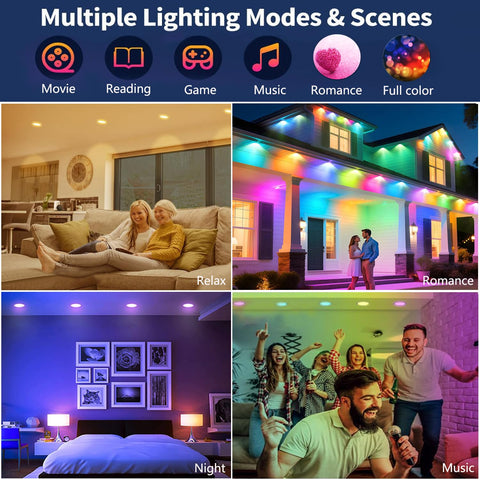 Music sync lighting that follows your favorite rhythm
