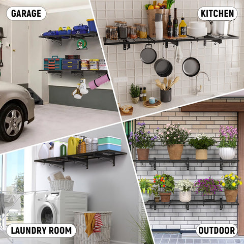 Riciakik versatile garage shelf ideal for basement laundry rooms