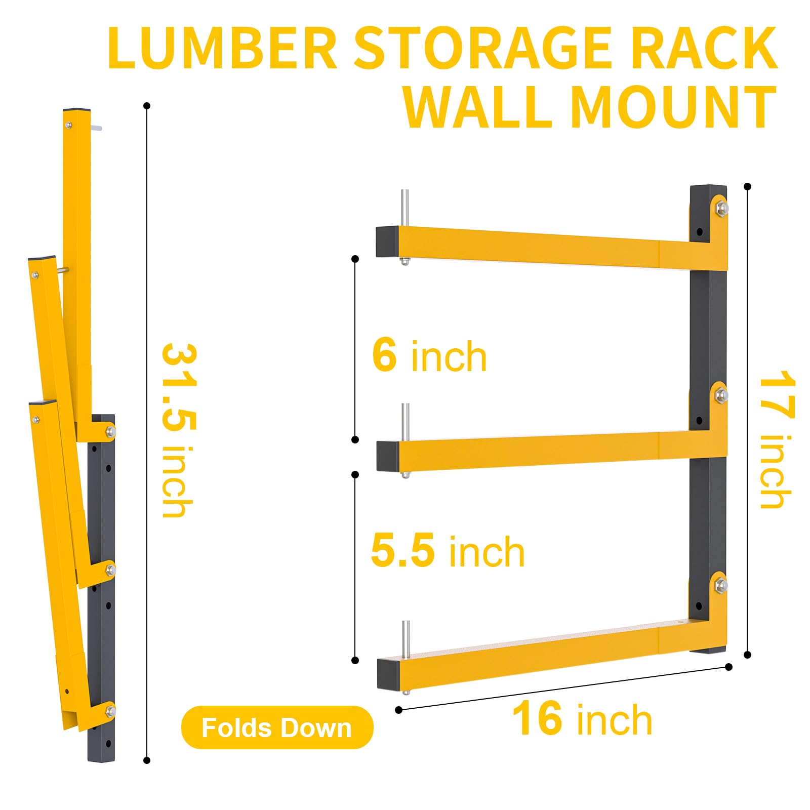 Riciakik garage storage rack assembly kit simplifies mounting with included hardware