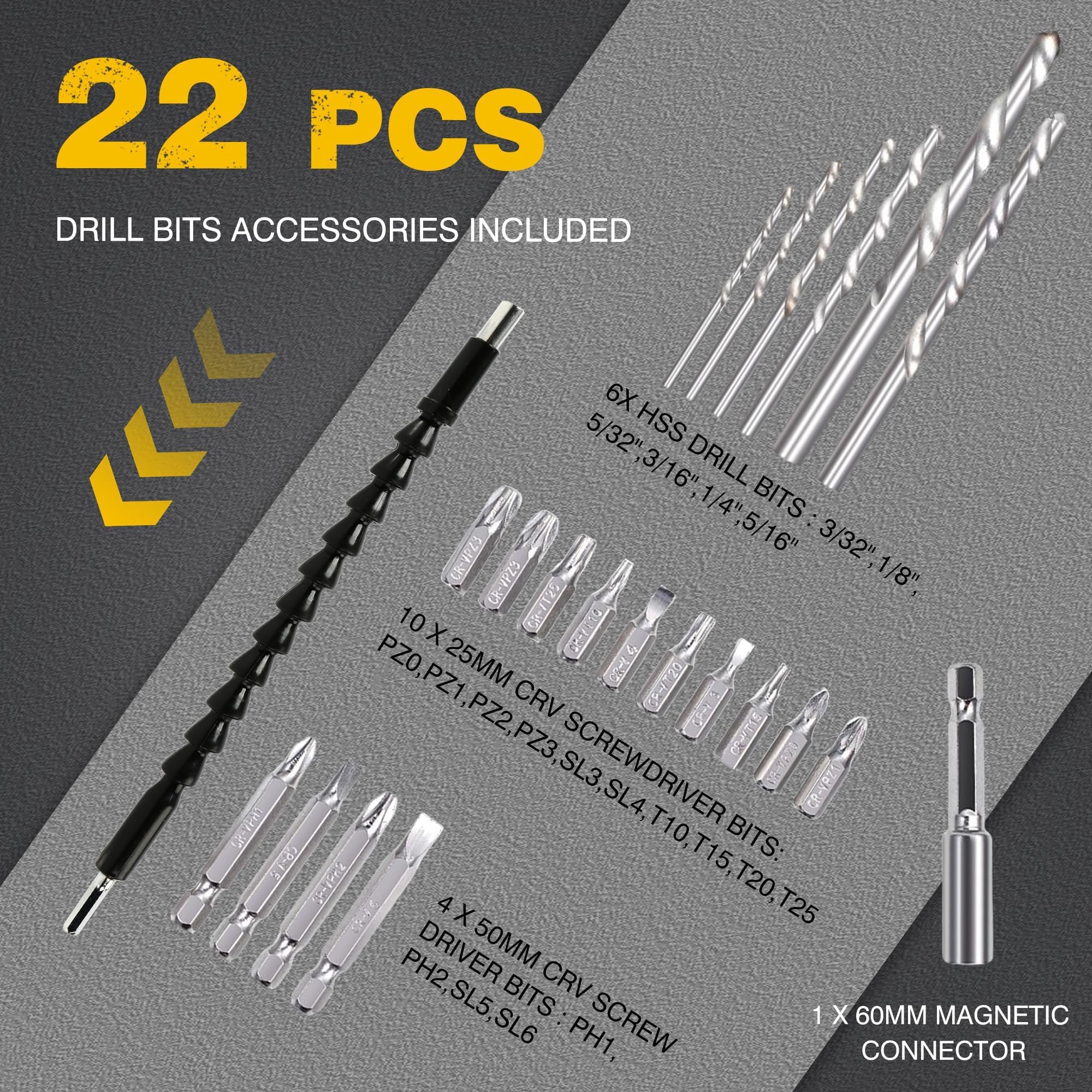 RIDA carry bag keeps your drill kit organized and portable.