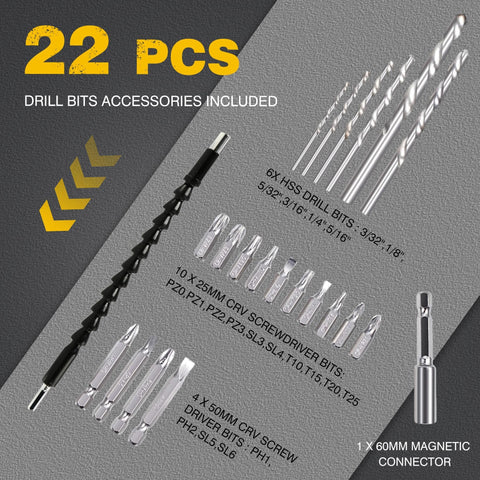 RIDA carry bag keeps your drill kit organized and portable.