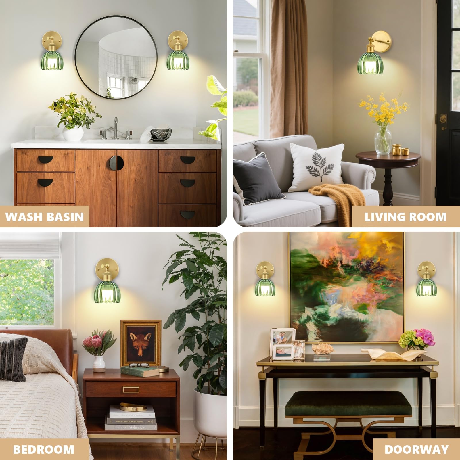 RIDALUX dimmable wall lamp with remote offers flexible brightness control.