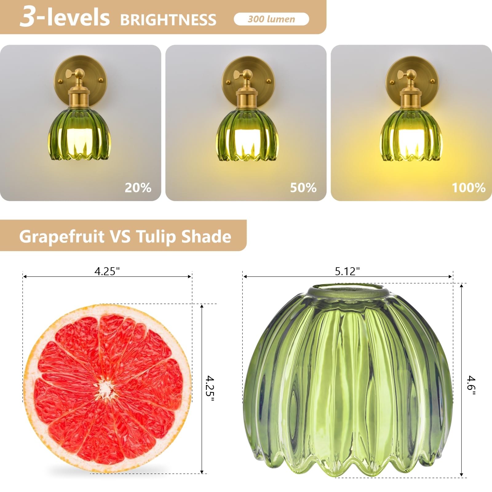 RIDALUX memory function preserves your last brightness and color temperature.