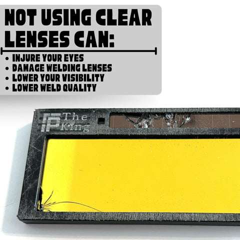 Ridge Products welding helmet lens in use demonstrates safe eye protection.