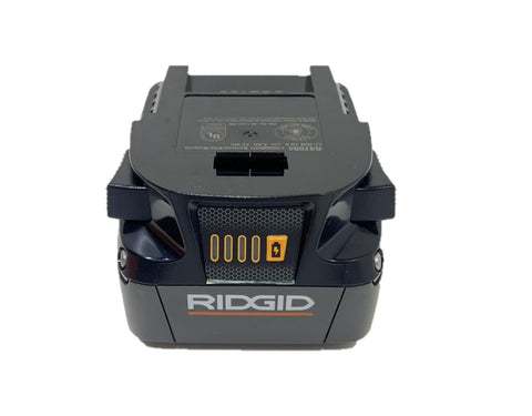 RIDGID 18V 4.0Ah battery dimensions show a small footprint for all-day use.