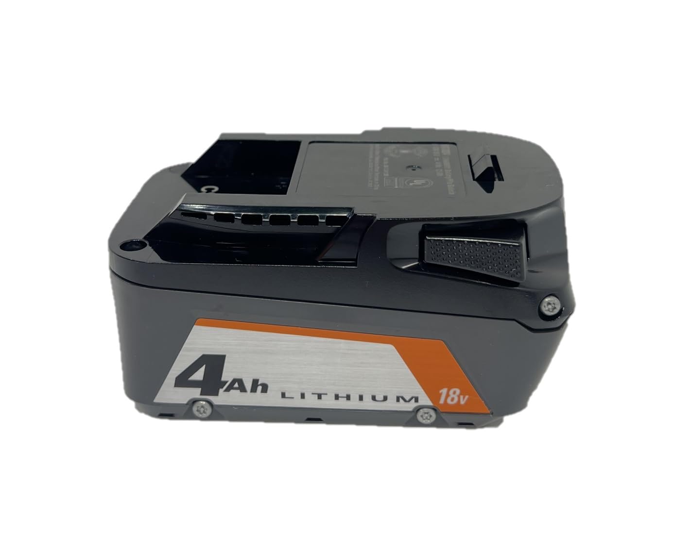 RIDGID 18V 4.0Ah battery weight emphasizes balanced feel during work.