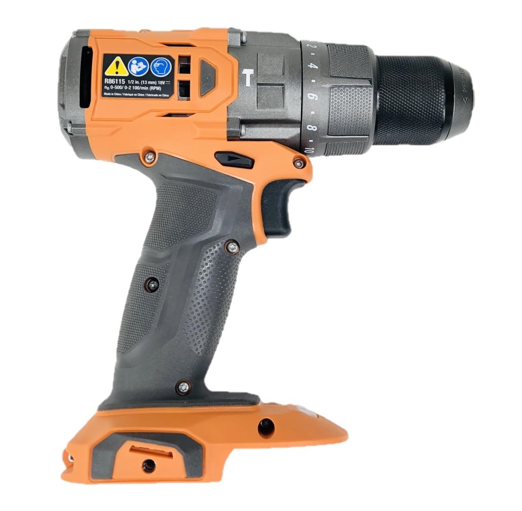 RIDGID 800 in-lbs torque enables tackling tough materials with ease.