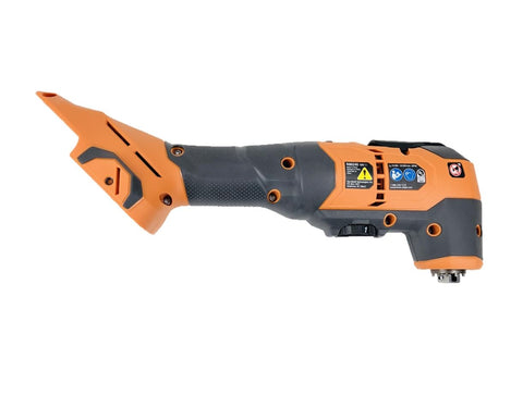 RIDGID 18V brushless oscillating tool metal-cut for clean metal work