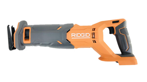 RIDGID reciprocating saw compact design for tight spaces.