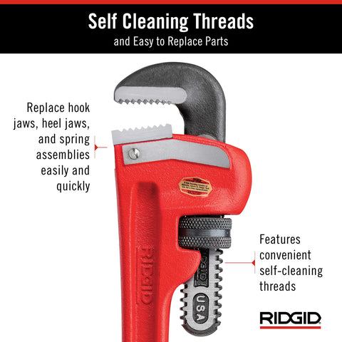 RIDGID 31010 fully floating design improves jaw alignment during turning.