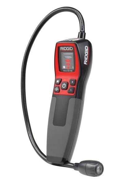 RIDGID CD-100 16-inch flexible probe reaches tight spaces for leaks.