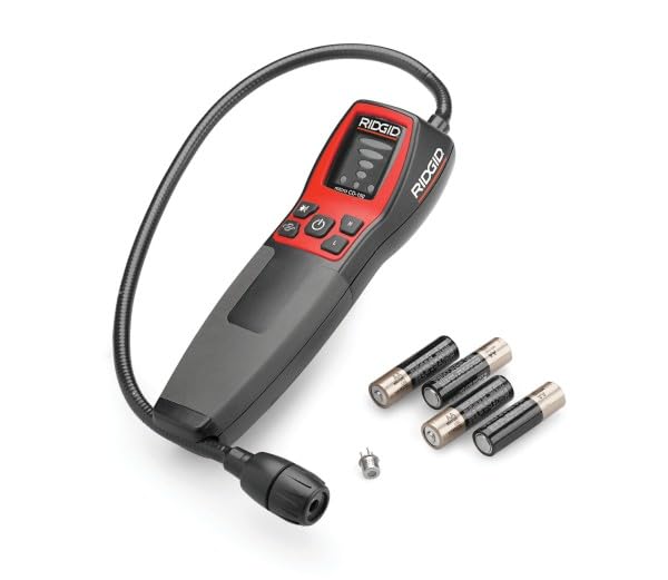 RIDGID CD-100 tri-mode alerts signal gas detection.
