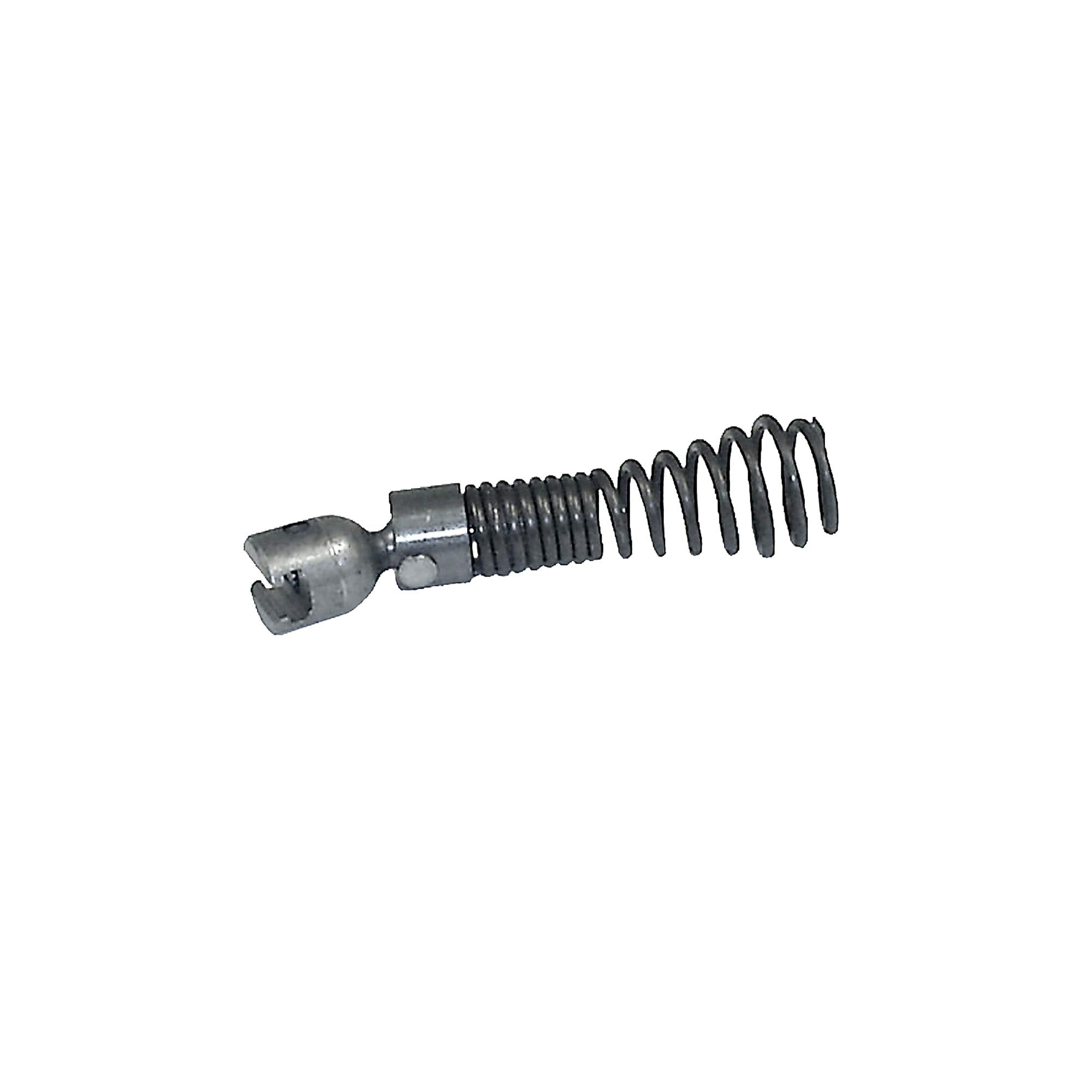 RIDGID 4in L drop head auger used with sink machines for back-to-back fixture cleaning