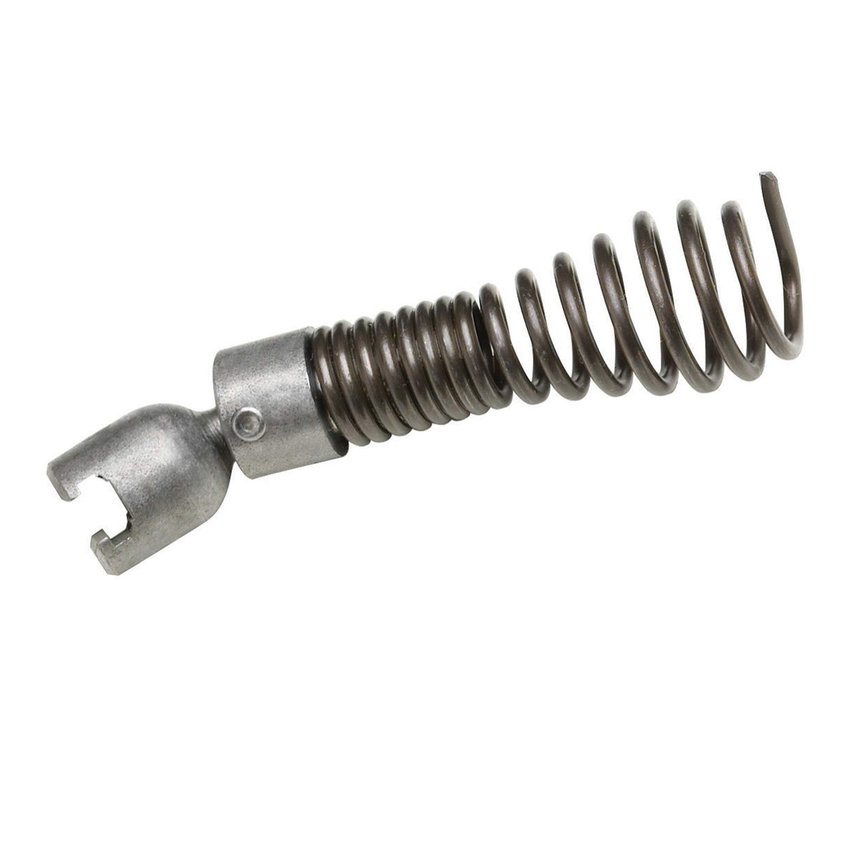RIDGID drop head auger 4 in long steel design for durable pipe cleaning in tight spaces