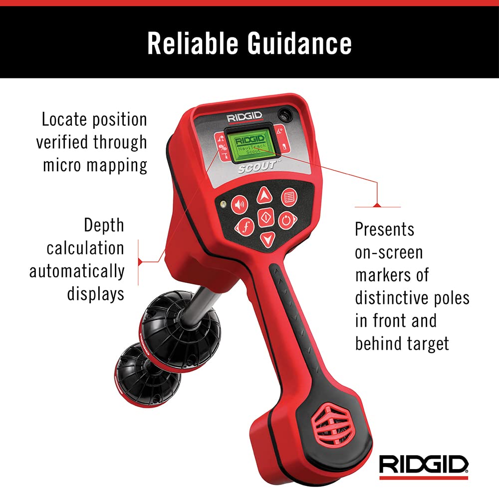 RIDGID NaviTrack Scout five line modes for flexible tracing