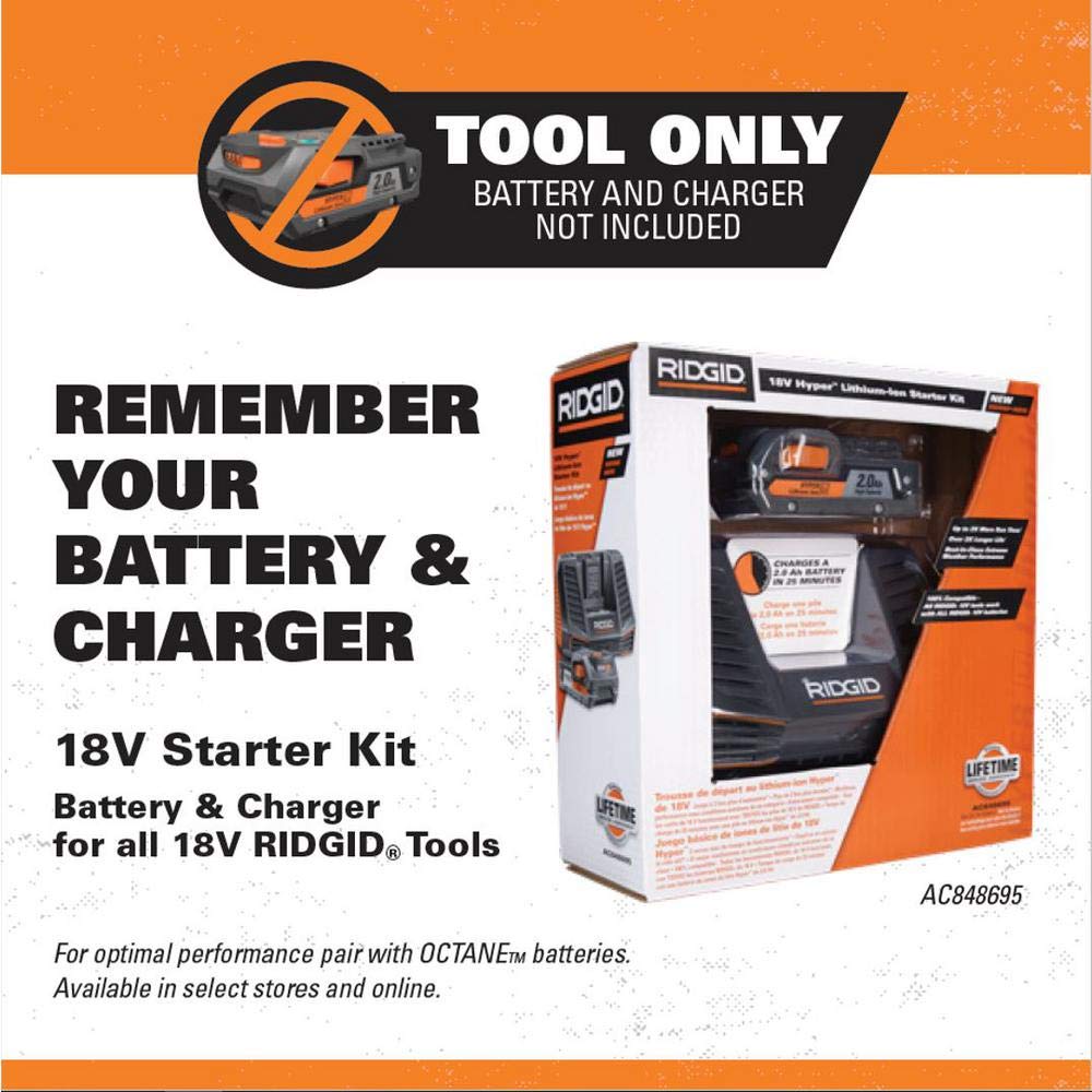 RIDGID R8606B GEN5X dust sealed switch ensures reliable operation in dusty shops.
