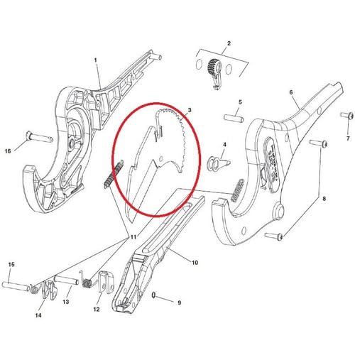 RIDGID RC-2375 cutting plastics with a clean, smooth cut